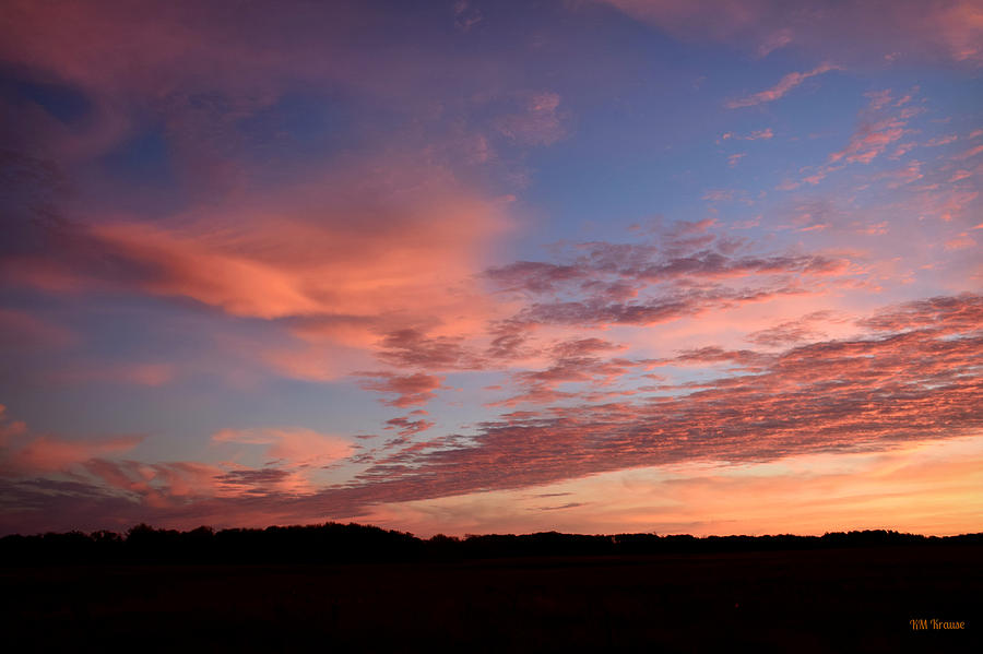 Sunrise At Bluestem Prairie Preserve Photograph by Kathy M Krause