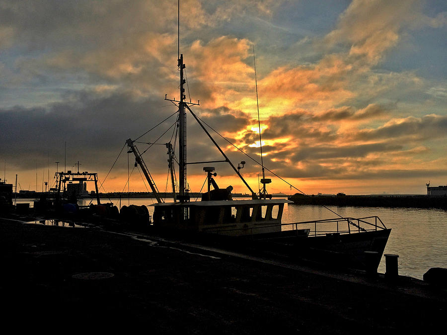 Sunrise at Boston Fish Pier by Rick Macomber Sunrise at Boston Fish Pier by Rick Macomber