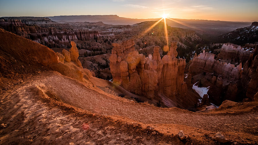 Sunrise at Bryce Canyon - Utah, United States - Landscape photography Photograph by Giuseppe Milo