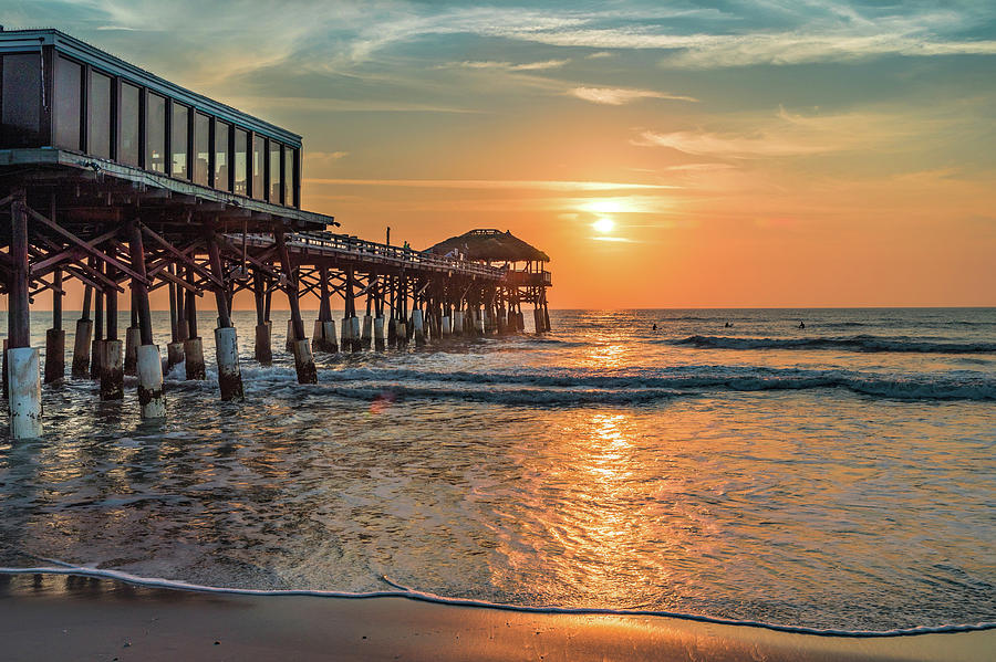 Sunrise at Cocoa Beach Photograph by Mike Centioli