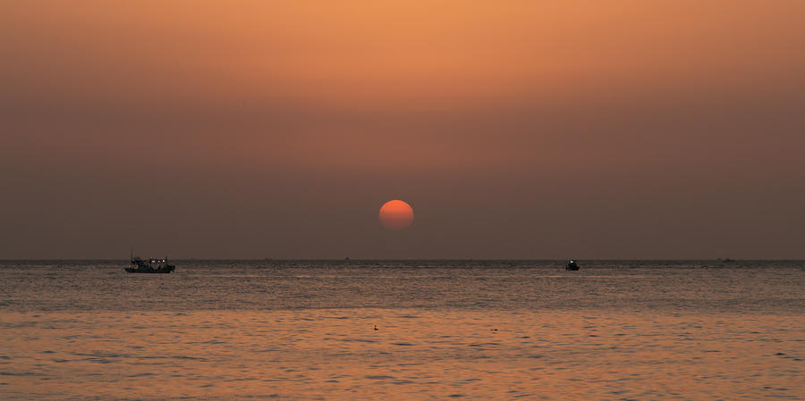 sunrise at EAST SEA In South Korea Photograph by Hyuntae Kim