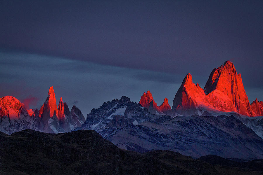Sunrise at Fitz Roy #2 - Patagonia Photograph by Stuart Litoff