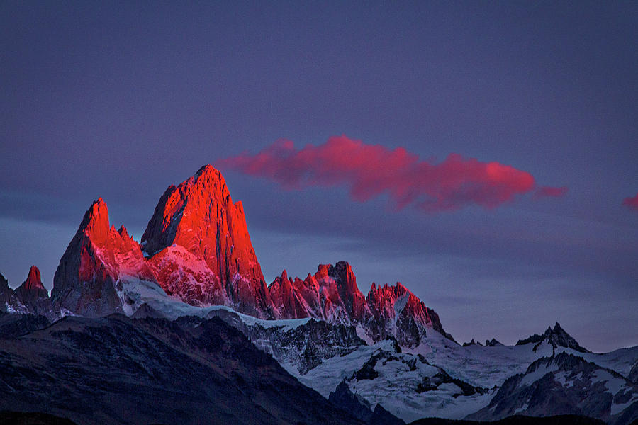 Sunrise at Fitz Roy #3 - Patagonia Photograph by Stuart Litoff
