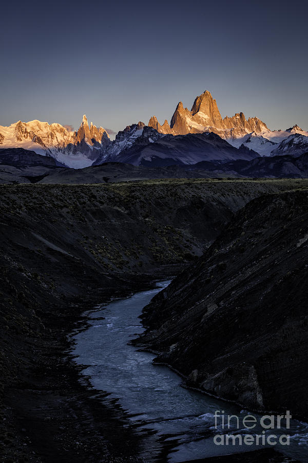 Sunrise At Fitz Roy Patagonia 6 Photograph by Timothy Hacker