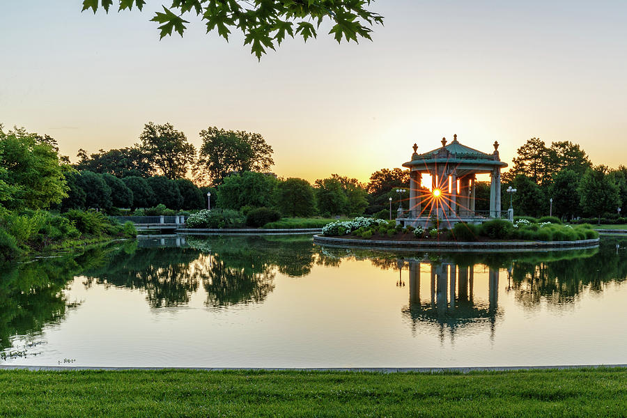 Sunrise at Forest Park Photograph by Allen Ahner