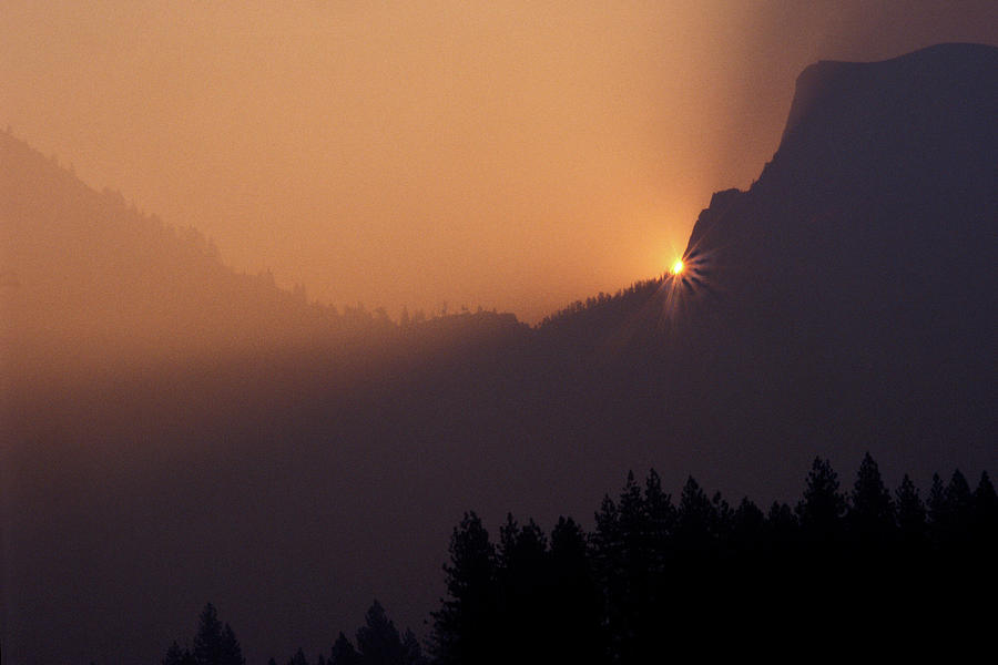 Sunrise at Half Dome, Yosemite Photograph by Jerry Griffin