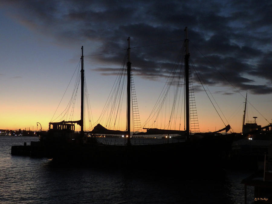 Sunrise at Halifax Harbour Photograph by Celtic Artist Angela Dawn MacKay