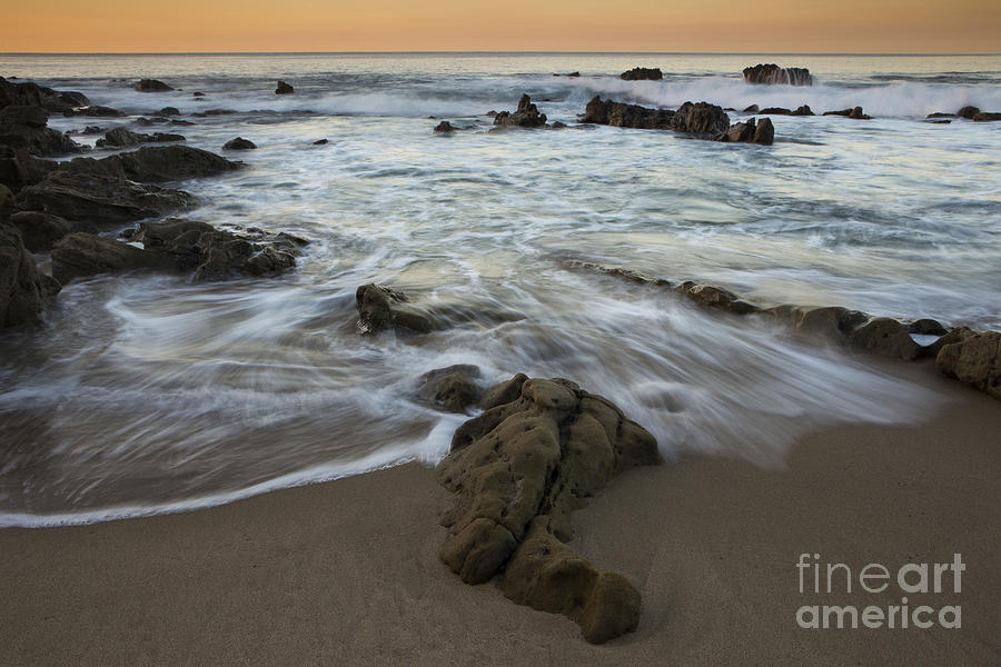 Summer Photograph - Sunrise at Laguna Beach by Keith Kapple
