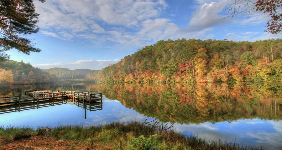 Sunrise at Lake Cherokee Photograph by Lori Deiter