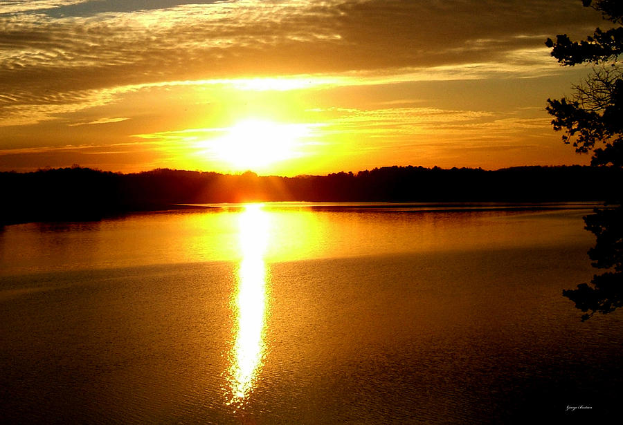 Sunrise at Lake Lanier 001 Photograph by George Bostian