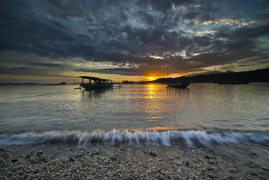 Sunrise at Lombok Photograph by Ng Hock How