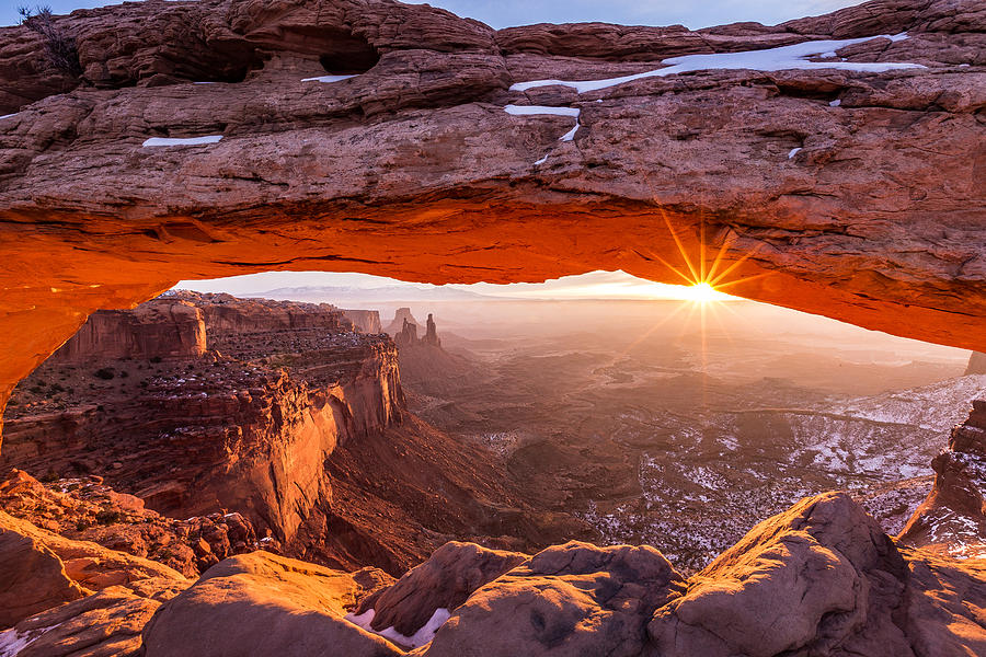 Sunrise at Mesa Arch Photograph by Scott Law