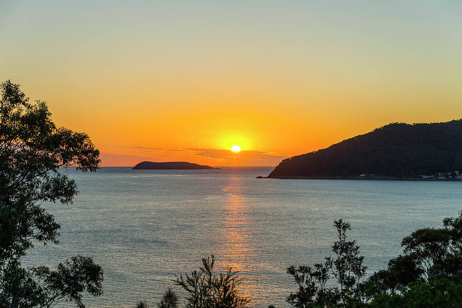Lighthouse Photograph - Sunrise at Nelson Bay NSW Australia. by Winston Stephenson Photography