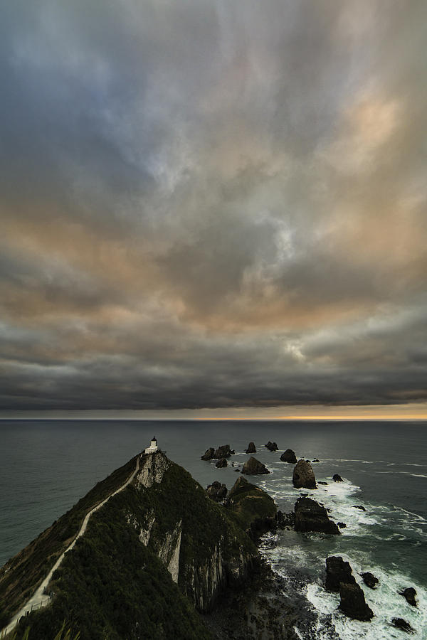 Nature Photograph - Sunrise at Nugget Point by Ian Riddler
