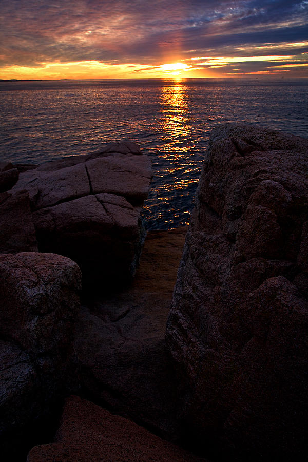 Sunrise at Otter Cliffs #6 Photograph by Stuart Litoff