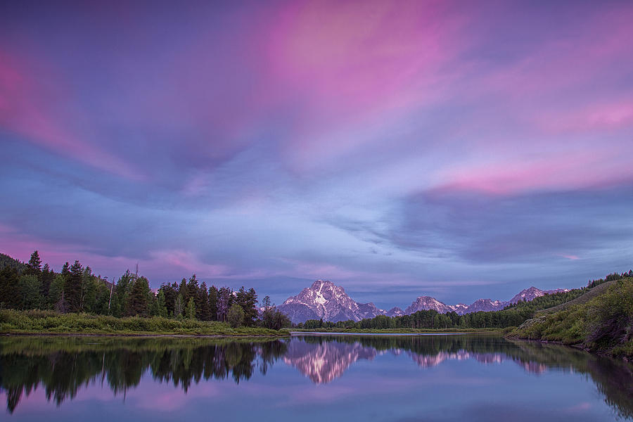 Sunrise at Oxbow Bend Photograph by Andrew Soundarajan