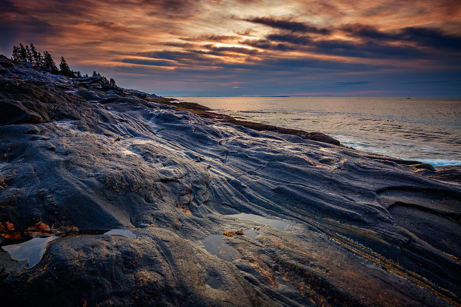 Landscape Photograph - Sunrise at Pemaquid Point by Rick Berk