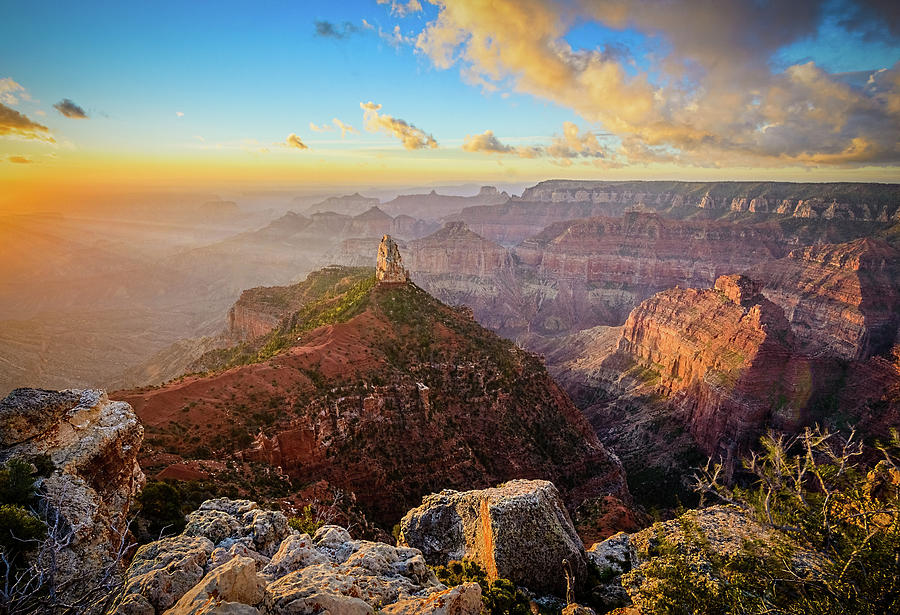 Sunrise at Point Imperial, Grand Canyon, North Rim Photograph by Nelson ...