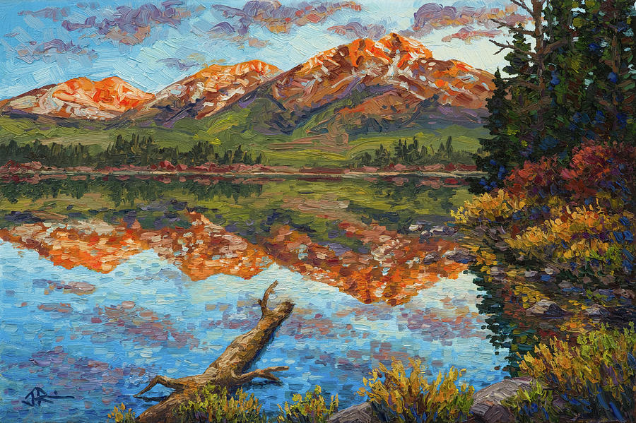 Sunrise At Pyramid Lake Painting By Joe Reimer - Fine Art America