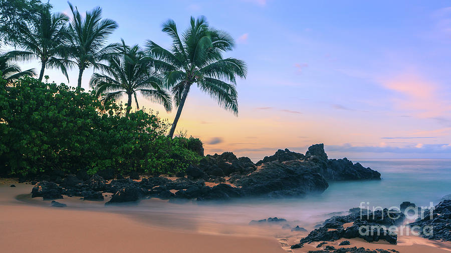Sunrise at Secret Beach - Maui Photograph by Henk Meijer Photography