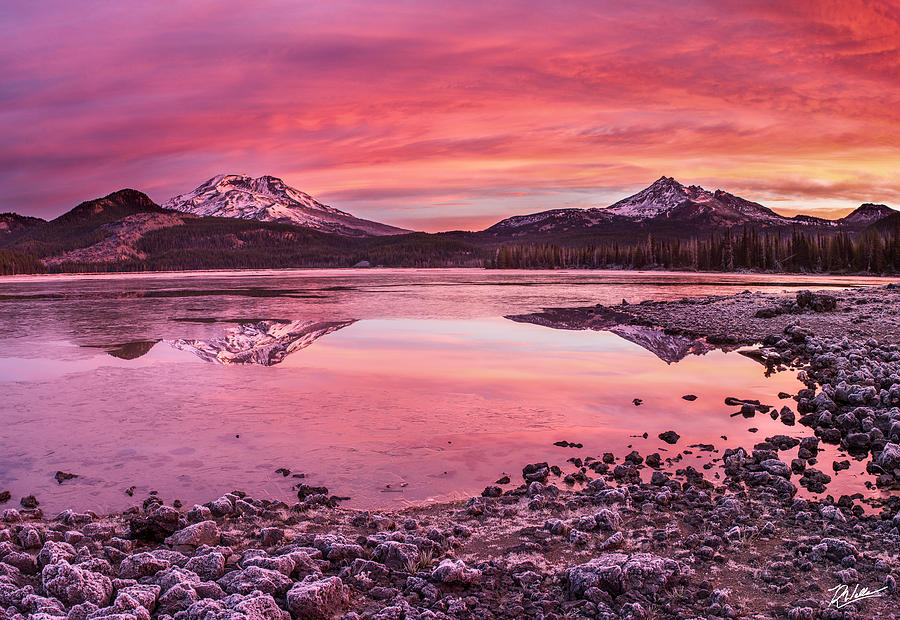 Sunrise at Sparks Lake Photograph by Russell Wells