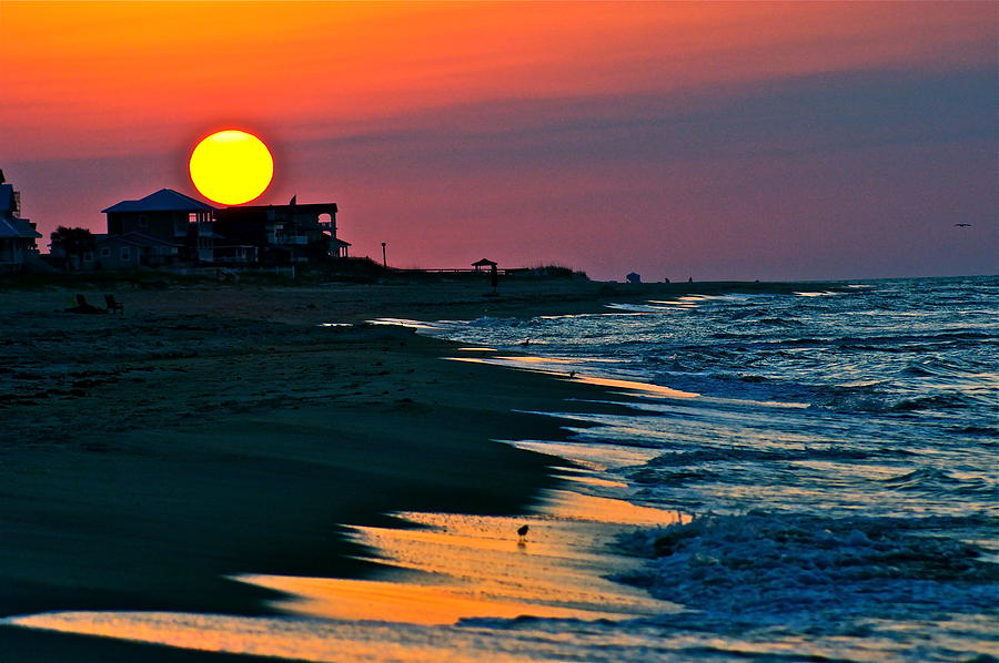 Sunrise at St. George Island Florida Photograph by Theresa Cangelosi