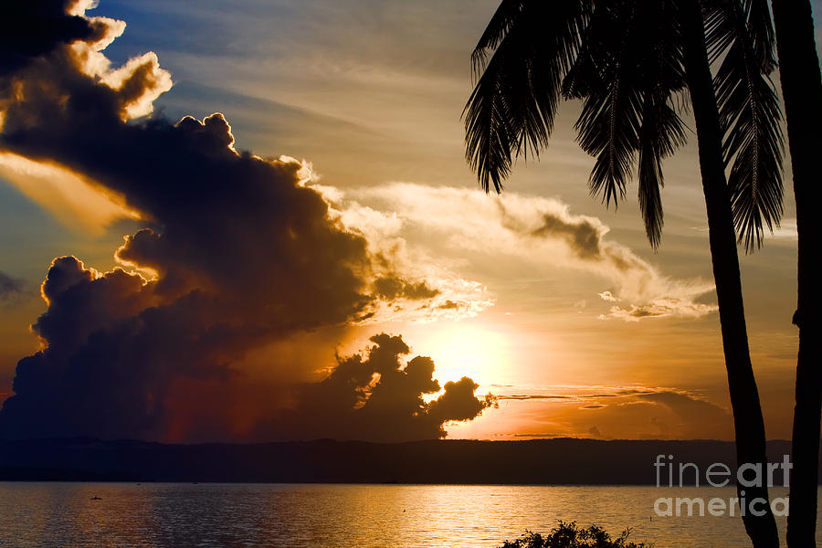 Sunrise at Tacloban Photograph by Joerg Lingnau