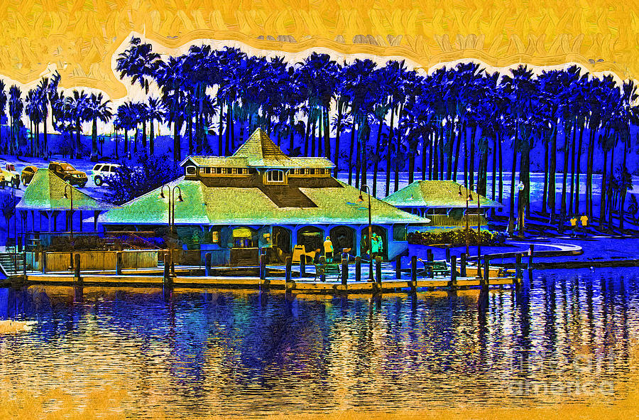 Sunrise At The Boat Dock Digital Art by Kirt Tisdale