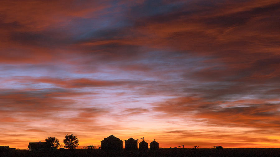 Sunrise at the Farm Photograph by Monte Stevens