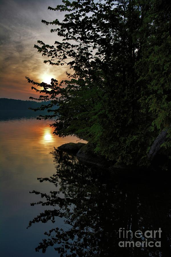 Sunrise at the Lake Photograph by Henry Kowalski