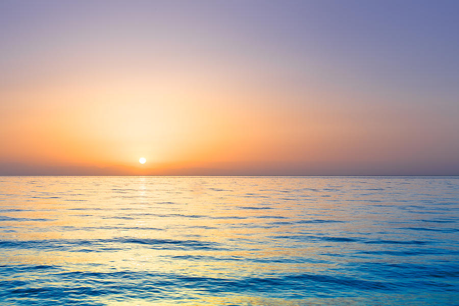 Sunrise At The Mediterranean Sea Photograph By Vadim Goodwill