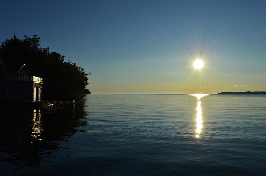 Sunrise At The Mouth Of Kempenfelt Bay  Photograph by Lyle Crump