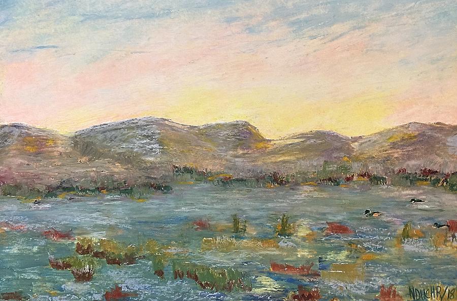 Sunrise at the pond by Norma Duch Sunrise at the pond by Norma Duch