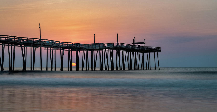 Sunrise at the Rodanthe Pier, Rodanthe, NC Photograph by Anthony Gouge ...