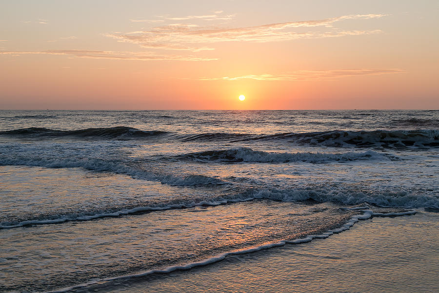 Beach Photograph - Sunrise at Vilano Beach Florida by Greg McGill