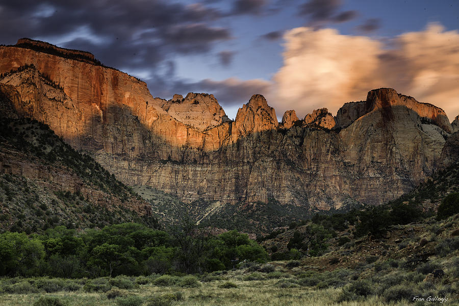 Sunrise at Zion Photograph by Fran Gallogly