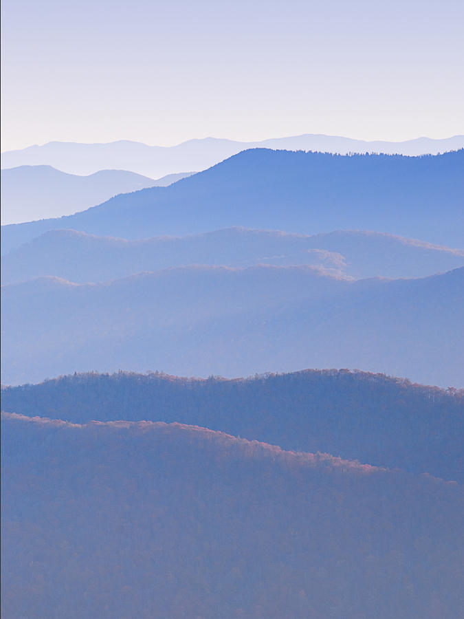 Sunrise Atop Clingmans Dome  RTriptych Photograph by Jeff Abrahamson