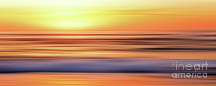 Abstract Photograph - Sunrise Bliss Panorama by Kaye Menner by Kaye Menner