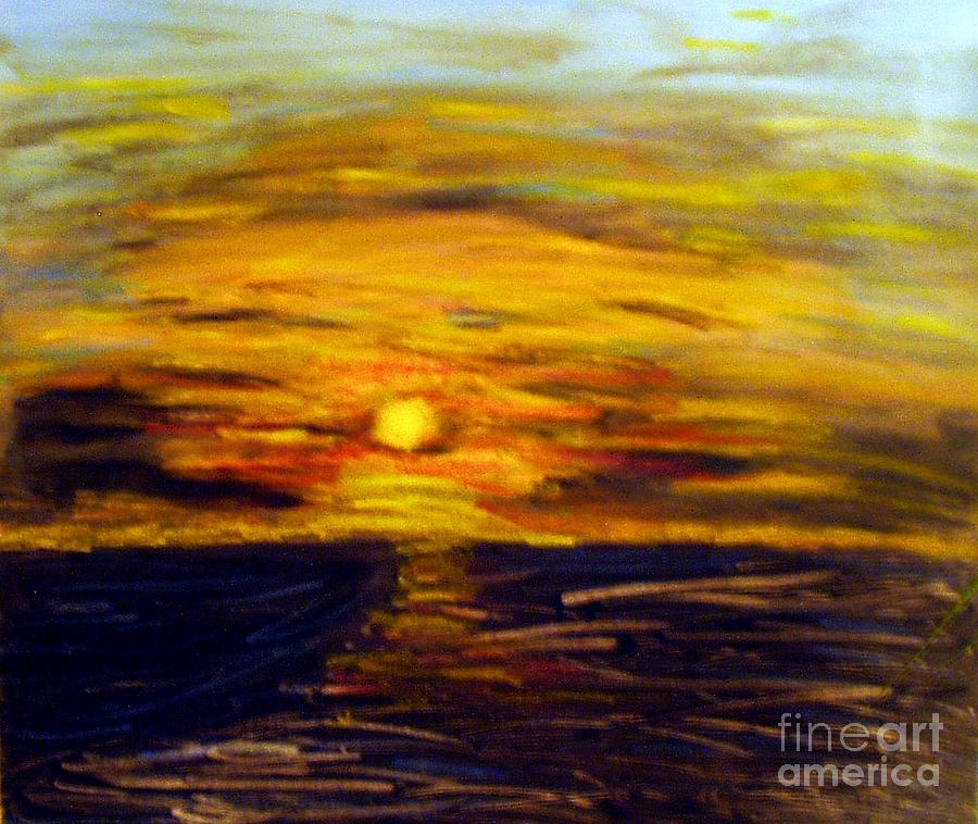 Sunrise Painting by Pilbri Britta Neumaerker