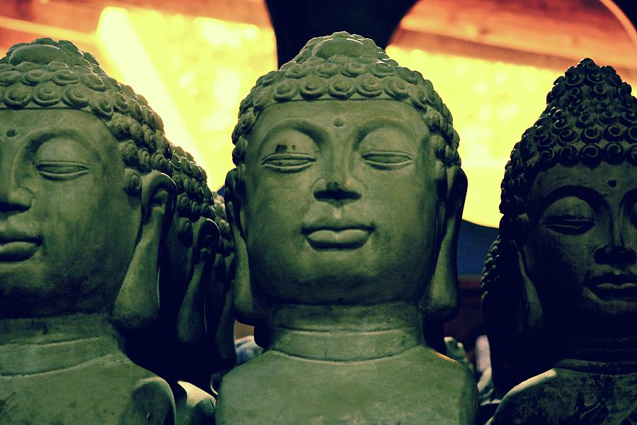 Sunrise Buddhas Photograph by Brian Sereda