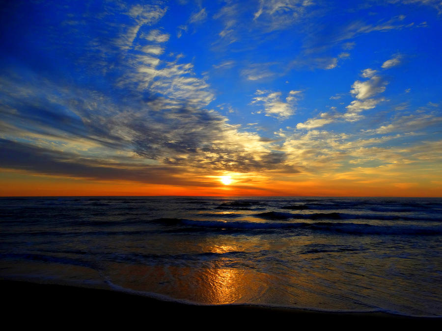 Beach Photograph - Sunrise by the Sea by Dianne Cowen Cape Cod Photography