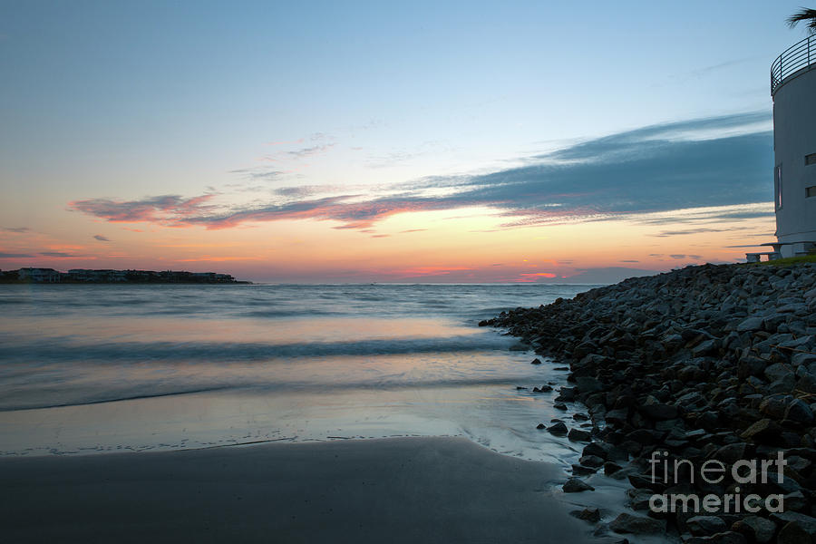 Sunrise By The Sea Shore Photograph