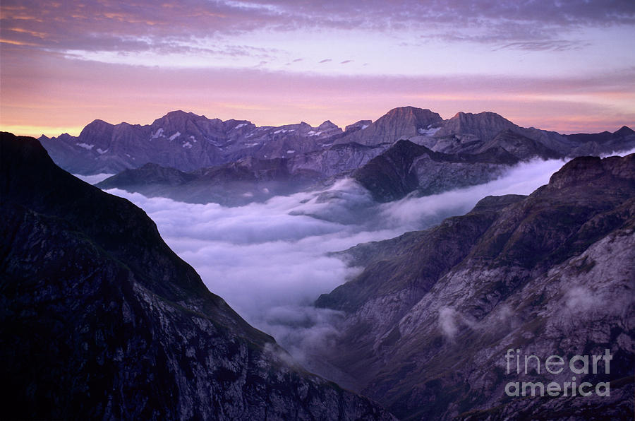 Sunrise Cirque De Gavarnie Pyrenees Photograph By Andrew Terrill