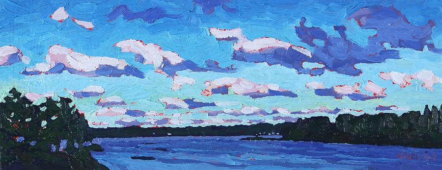 Sunrise Cloud Streets Painting by Phil Chadwick