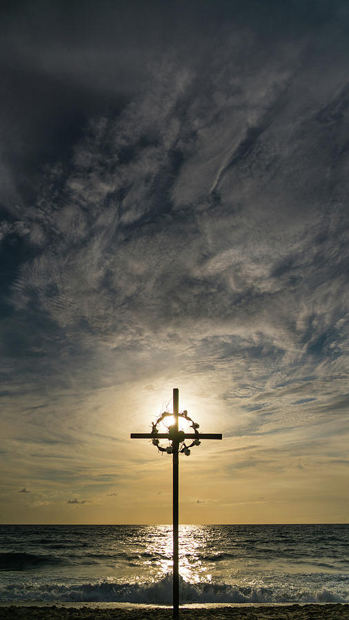 Sunrise Cross 3 Delray Beach Florida Photograph by Lawrence S Richardson Jr