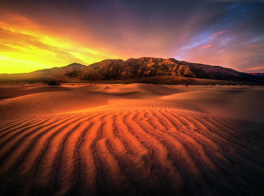 Sunrise-Death Valley Photograph by Usha Peddamatham