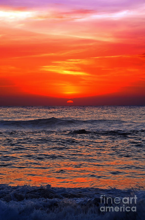 Sunrise Delight by Kaye Menner Photograph by Kaye Menner