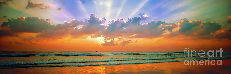 SunRise East Coast FL Daytona Beach  Photograph by Tom Jelen