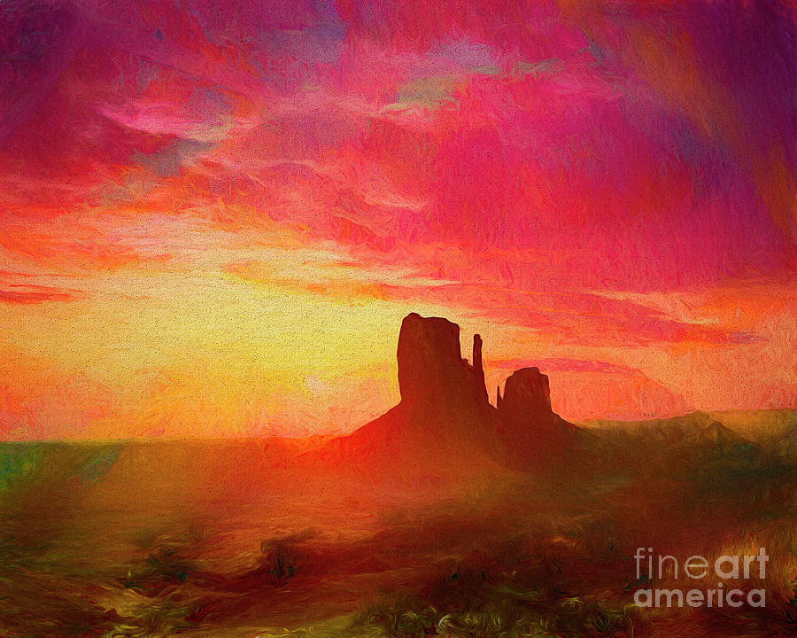 Sunrise Digital Art by Edmund Nagele FRPS