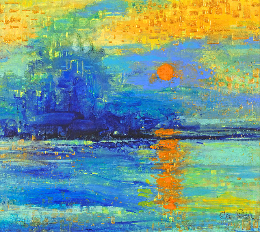 Sunrise Painting by Elise Ritter